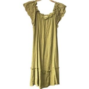 Indigo Rose Olive Green Dress
